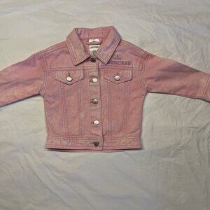 Disney Princess Pink Jean Jacket 2T